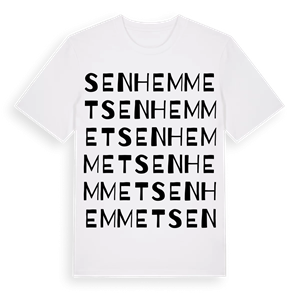 Senhemmet ordlek t-shirt – ekologisk bomull t-shirt från Pinshirt