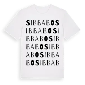 Sibbabo ordlek t-shirt – ekologisk bomull t-shirt från Pinshirt