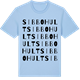 Blue Soul t-shirt med Sibbohult ordlek t-shirt