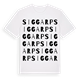 Siggarp ordlek t-shirt