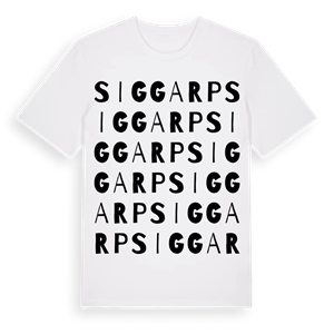 Siggarp ordlek t-shirt – ekologisk bomull t-shirt från Pinshirt