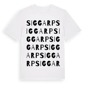 Siggarp ordlek t-shirt – ekologisk bomull t-shirt från Pinshirt