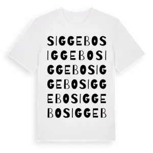 Siggebo ordlek t-shirt – ekologisk bomull t-shirt från Pinshirt