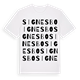Signesbo ordlek t-shirt