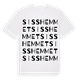 Sisshemmet ordlek t-shirt