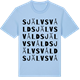Blue Soul t-shirt med Självsvåld ordlek t-shirt