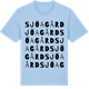 Blue Soul t-shirt med Sjöagård ordlek t-shirt