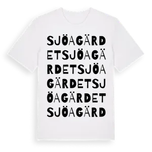 Sjöagärdet ordlek t-shirt – ekologisk bomull t-shirt från Pinshirt