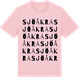 Pink Cotton t-shirt med Sjöåkra ordlek t-shirt