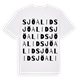 Sjöalid ordlek t-shirt