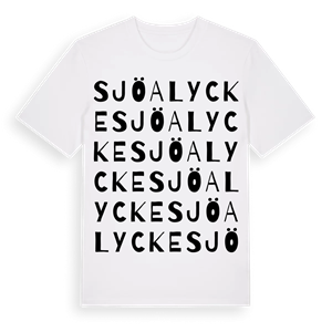 Sjöalycke ordlek t-shirt – ekologisk bomull t-shirt från Pinshirt