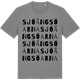 Mid Heather Gray t-shirt med Sjöängsöarna ordlek t-shirt