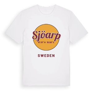 Sjöarp cirkel t-shirt – ekologisk bomull t-shirt från Pinshirt