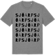 Mid Heather Gray t-shirt med Sjöarp ordlek t-shirt