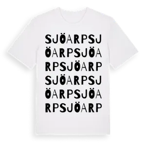 Sjöarp ordlek t-shirt – ekologisk bomull t-shirt från Pinshirt