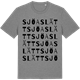 Mid Heather Gray t-shirt med Sjöaslätt ordlek t-shirt
