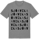 Mid Heather Gray t-shirt med Sjöaveka ordlek t-shirt