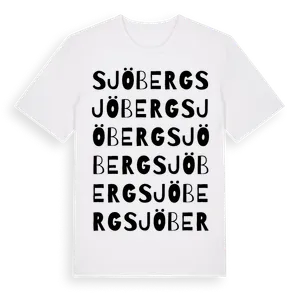Sjöberg ordlek t-shirt – ekologisk bomull t-shirt från Pinshirt