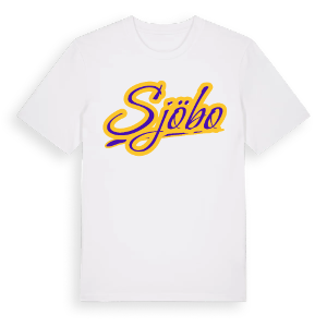 Sjöbo baseball t-shirt – ekologisk bomull t-shirt från Pinshirt