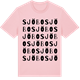 Pink Cotton t-shirt med Sjöbo ordlek t-shirt