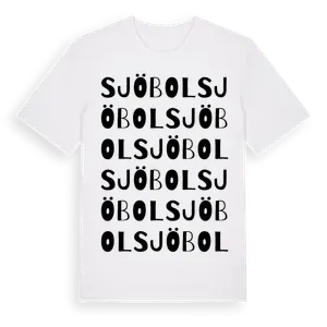 Sjöbol ordlek t-shirt – ekologisk bomull t-shirt från Pinshirt