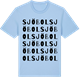 Blue Soul t-shirt med Sjöbol ordlek t-shirt