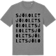 Mid Heather Gray t-shirt med Sjöbolet ordlek t-shirt