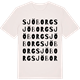 Vintage White t-shirt med Sjöborg ordlek t-shirt