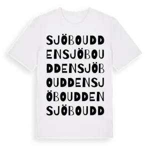 Sjöboudden ordlek t-shirt – ekologisk bomull t-shirt från Pinshirt