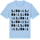Blue Soul t-shirt med Sjödal ordlek t-shirt