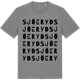 Mid Heather Gray t-shirt med Sjöeryd ordlek t-shirt