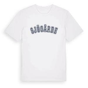 Sjögärde college t-shirt – ekologisk bomull t-shirt från Pinshirt