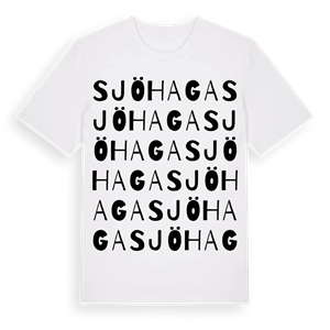 Sjöhaga ordlek t-shirt – ekologisk bomull t-shirt från Pinshirt