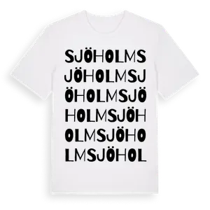 Sjöholm ordlek t-shirt – ekologisk bomull t-shirt från Pinshirt