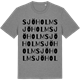 Mid Heather Gray t-shirt med Sjöholm ordlek t-shirt