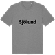 Mid Heather Gray t-shirt med Sjölund fetstil t-shirt