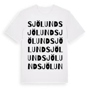 Sjölund ordlek t-shirt – ekologisk bomull t-shirt från Pinshirt