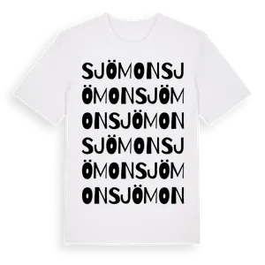 Sjömon ordlek t-shirt – ekologisk bomull t-shirt från Pinshirt
