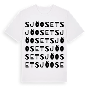 Sjöoset ordlek t-shirt – ekologisk bomull t-shirt från Pinshirt