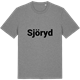 Mid Heather Gray t-shirt med Sjöryd fetstil t-shirt