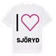 Jag älskar Sjöryd t-shirt stort tryck