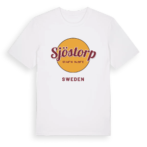 Sjöstorp cirkel t-shirt – ekologisk bomull t-shirt från Pinshirt