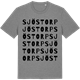 Mid Heather Gray t-shirt med Sjöstorp ordlek t-shirt