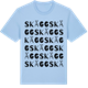 Blue Soul t-shirt med Skägg ordlek t-shirt