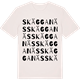 Vintage White t-shirt med Skägganäs ordlek t-shirt