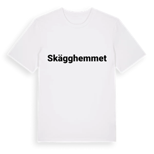Skägghemmet fetstil t-shirt – ekologisk bomull t-shirt från Pinshirt