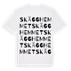 Skägghemmet ordlek t-shirt