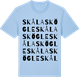 Blue Soul t-shirt med Skålaskögle ordlek t-shirt