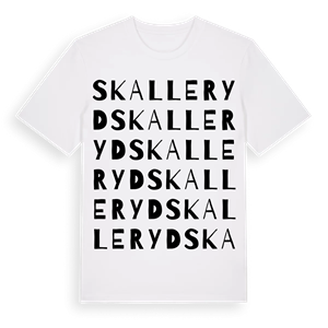 Skalleryd ordlek t-shirt – ekologisk bomull t-shirt från Pinshirt