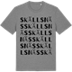 Mid Heather Gray t-shirt med Skällsnäs ordlek t-shirt